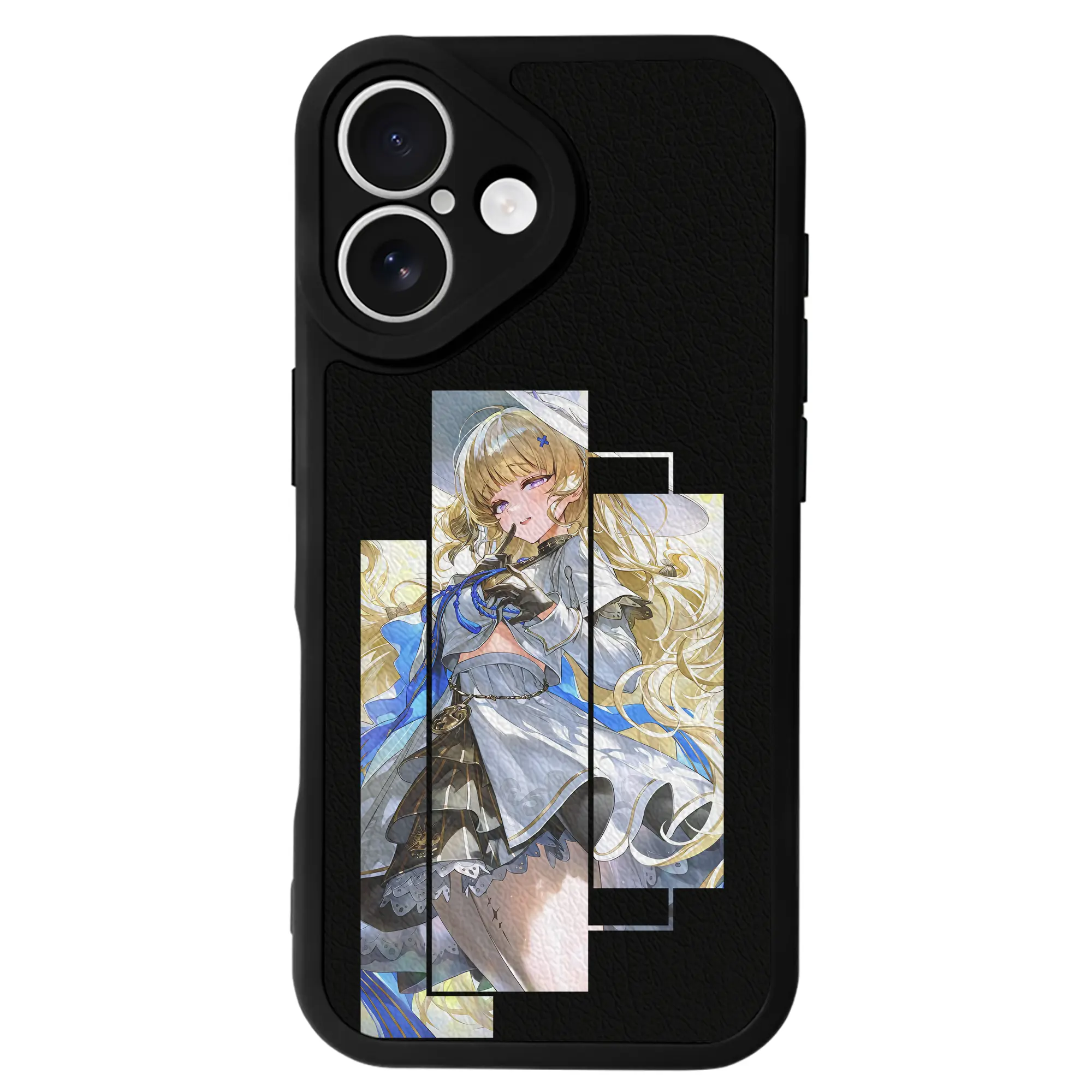 鳴潮 グッズ フィービー - IPhone 16シリーズ対応 ・ シリコンスマホケース ・ レザー調 ・ 高精度フィット ・ 耐衝撃 ・ ワイヤレス充電対応 ・ 精密カット